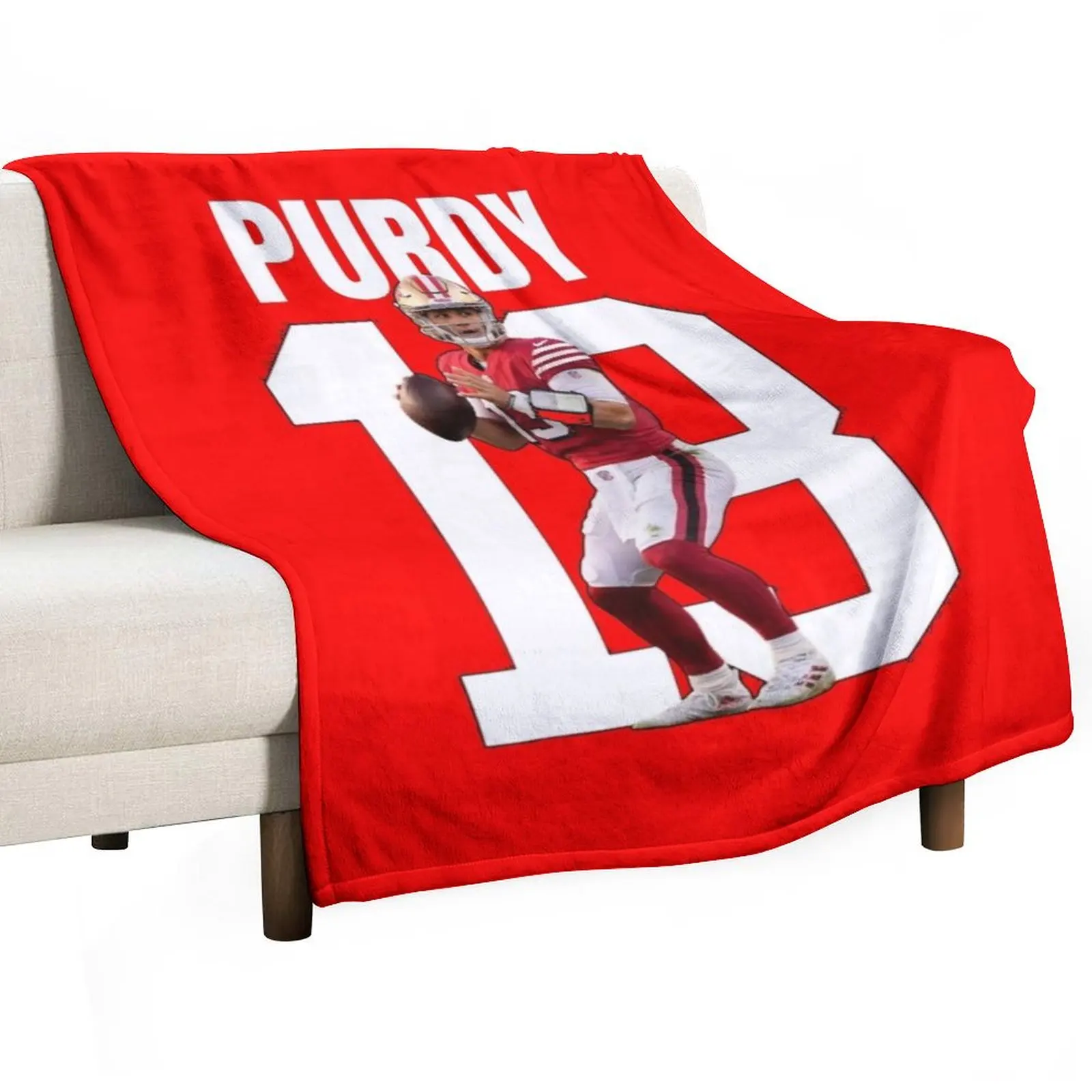 

Brock Purdy Throw Blanket Blankets Sofas Of Decoration Stuffeds Blankets For Sofas Multi-Purpose Blankets