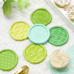 25MM Wax Seal Stamp Pattern/3D/Texture/Love/Spring Tree For A Copper Head Envelopes Wedding Invitations Scrapbooking