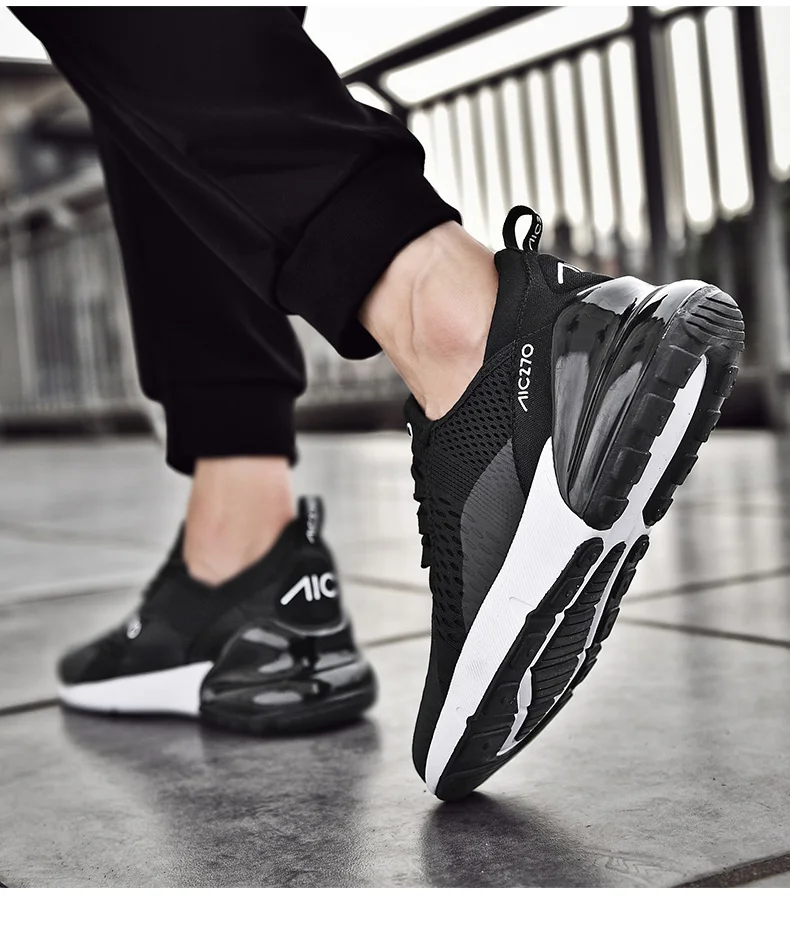 Herren-Paar-Sneaker, neue atmungsaktive Sportschuhe mit Mesh-Obermaterial und Luftpolsterung, Unisex-Freizeit-Laufschuhe für Herren und Damen, Größe 36–47. – Detail 23