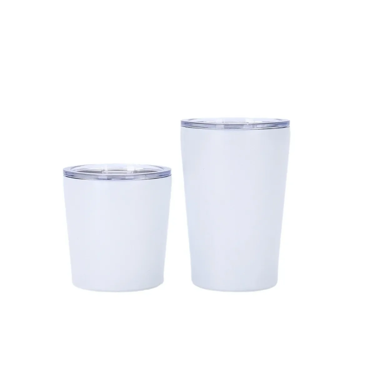 8oz/12oz Milk cup outdoor portable mini pocket cup 304 stainless steel double-layer vacuum insulated cup with lid custom logo