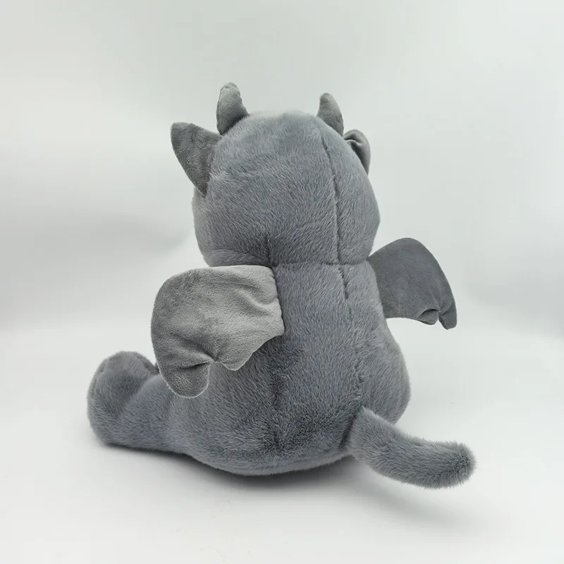 Pluszowy Miś Gargoyle - Mityczny Stróż, Pluszak z Rogami i Skrzydłami, Kolekcjonerska Lalka Pluszowa dla Dzieci i Dorosłych