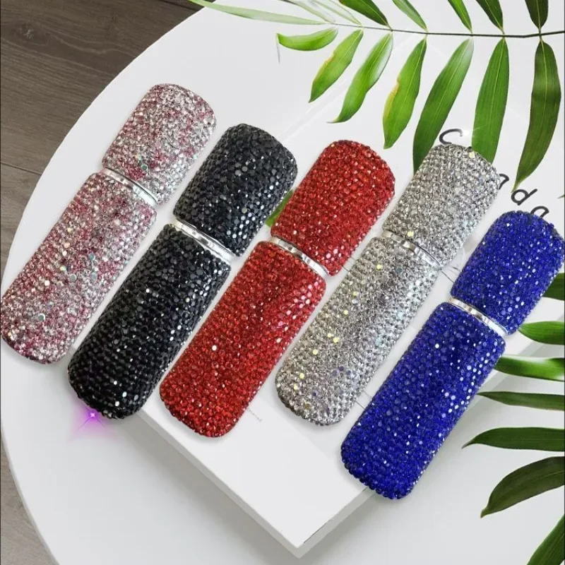 10 ml Kristall Parfüm Spray Flasche Reise Nachfüllbare Flaschen Mini Trinkwasser Bling Glitter Leere Kosmetische Behälter Zerstäuber Flasche