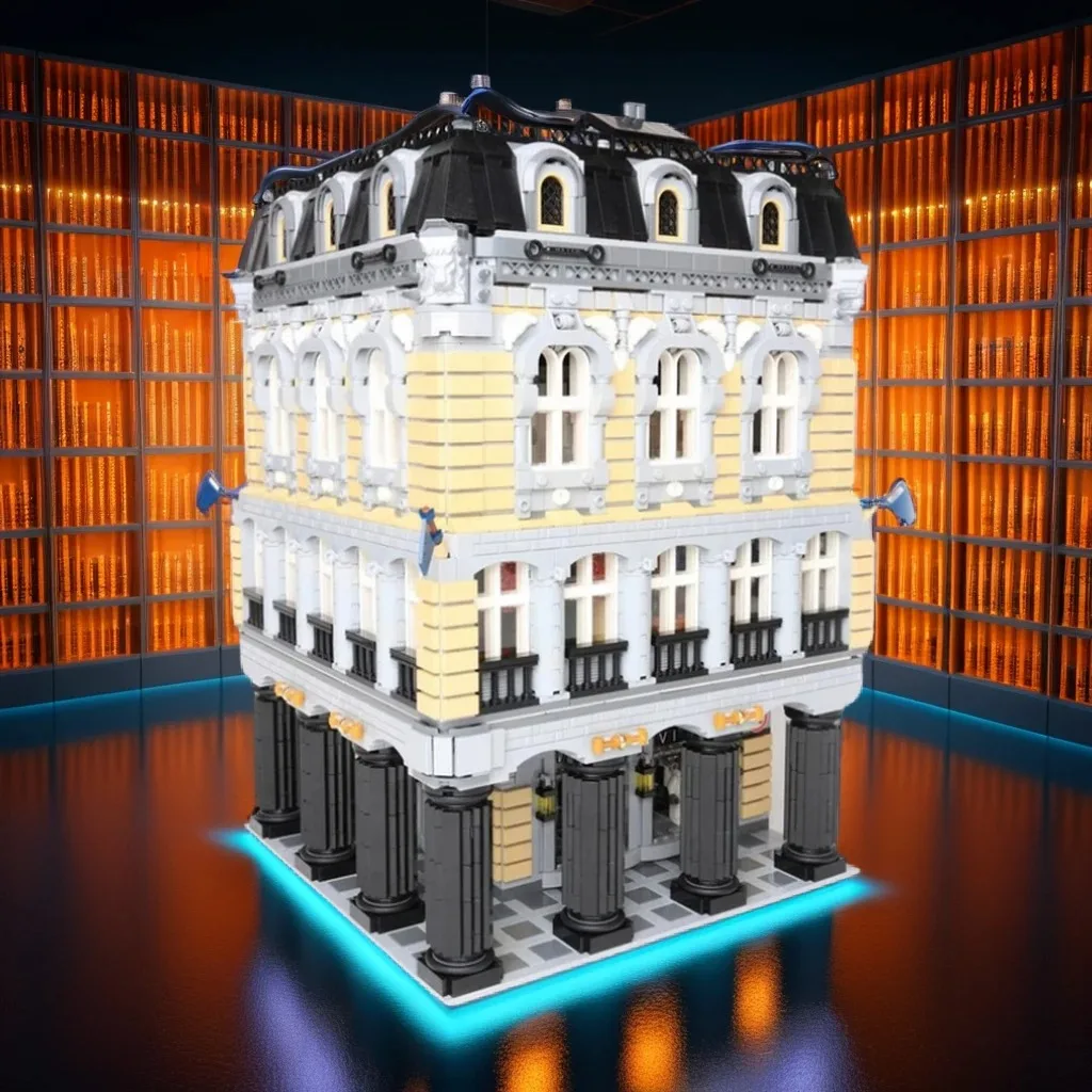 

8559 шт., здание слона, архитектура в форме животного, креативная структура MOC, образовательная модель «сделай сам», строительные блоки, игрушки на день рождения, подарок