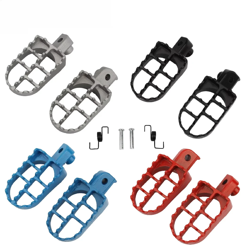 Motorcycle Foot Pegs Rests Footpegs for Yamaha PW50 80 TW200 XR50R CRF50 CRF70 CRF80 CRF100F Motorbike Dirt Pit Bike
