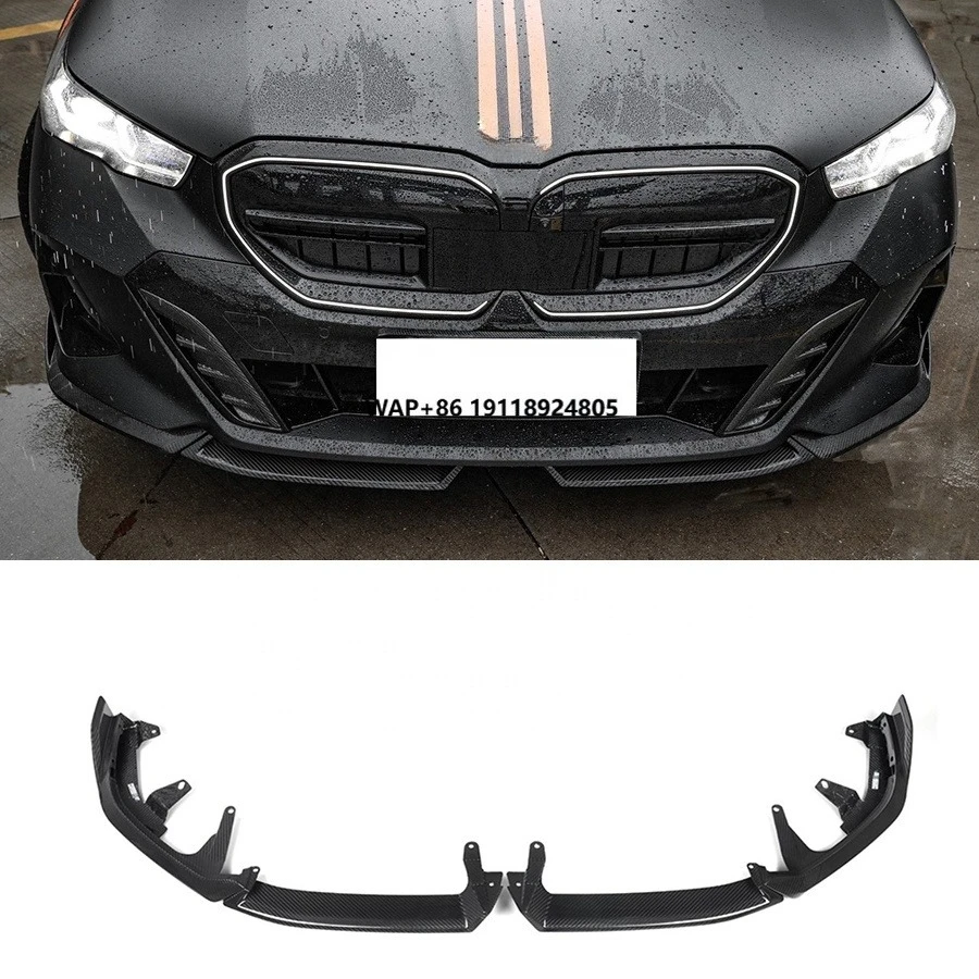 

Mp Style Carbon Fiber Front Lip for 5 Series 2024+ G60 G68 Car Front Bumper Lip Splitter Spoiler Bodykit