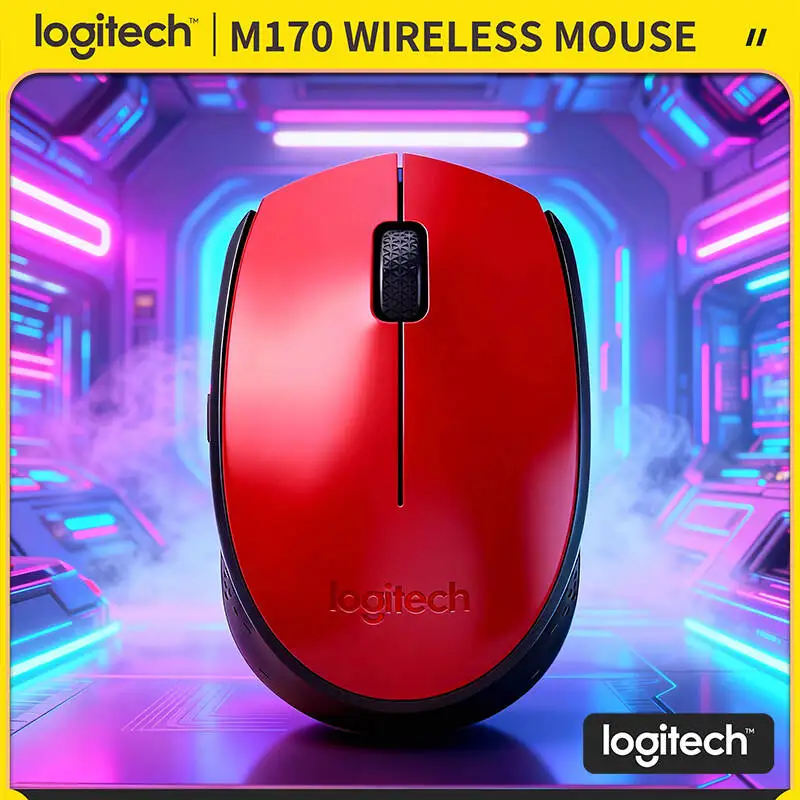 

Беспроводная мышь Logitech M170, 2,4 ГГц, USB-приемник, 12 месяцев автономной работы, компактная, портативная, для ПК, Mac, ноутбуков, настольных компьютеров