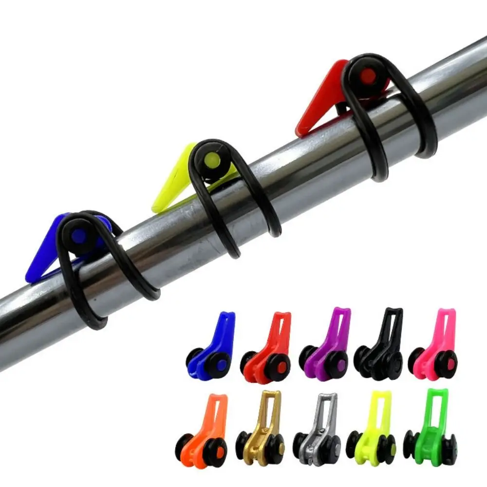 

10pcs High Pulling Force Fishing Bait Holder with Rubber Rings Securely Fishing Hook Keeper Safety Easy Fishing