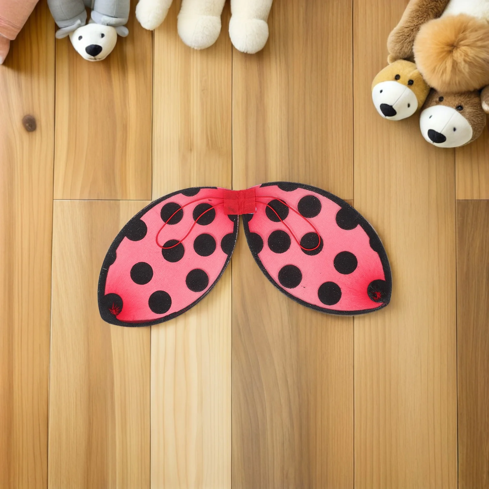 2 stücke Kinder Marienkäfer Flügel Kostüm Faltbare Leichte Insekten Flügel Für Mädchen Halloween Dress Up Party Rolle Spielen Requisiten