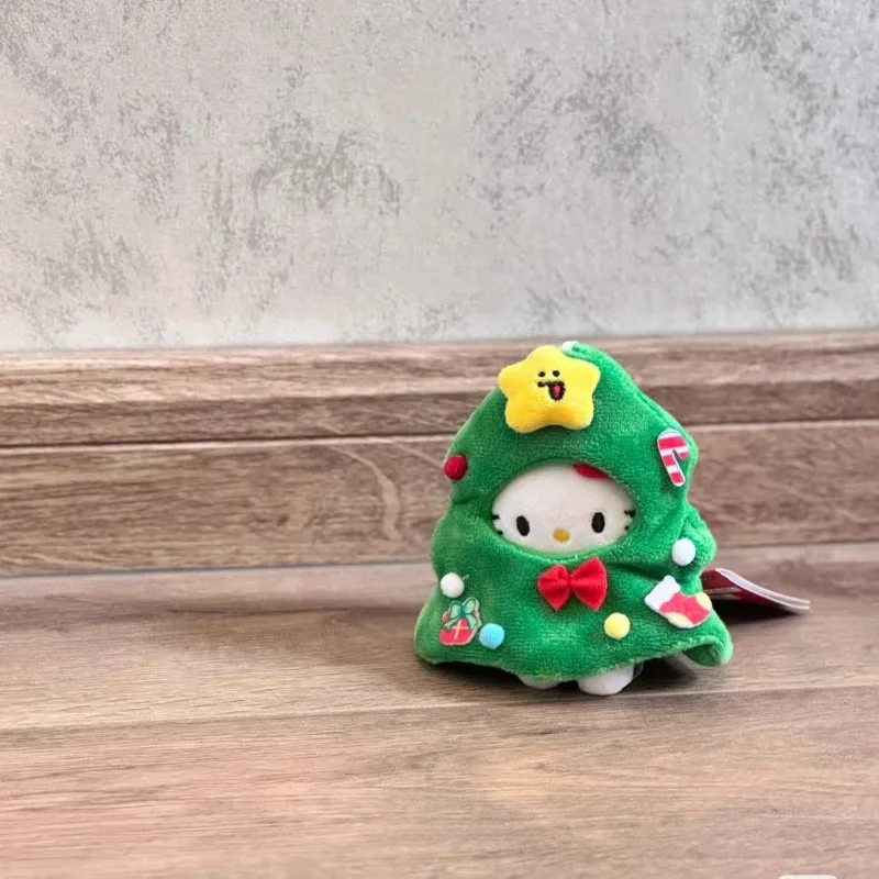

MINISO SANRIO Hello Kitty Kawaii аниме мультфильм японская рождественская елка кукла сумка плюшевая кулон кукла сердце девушки рождественская милая