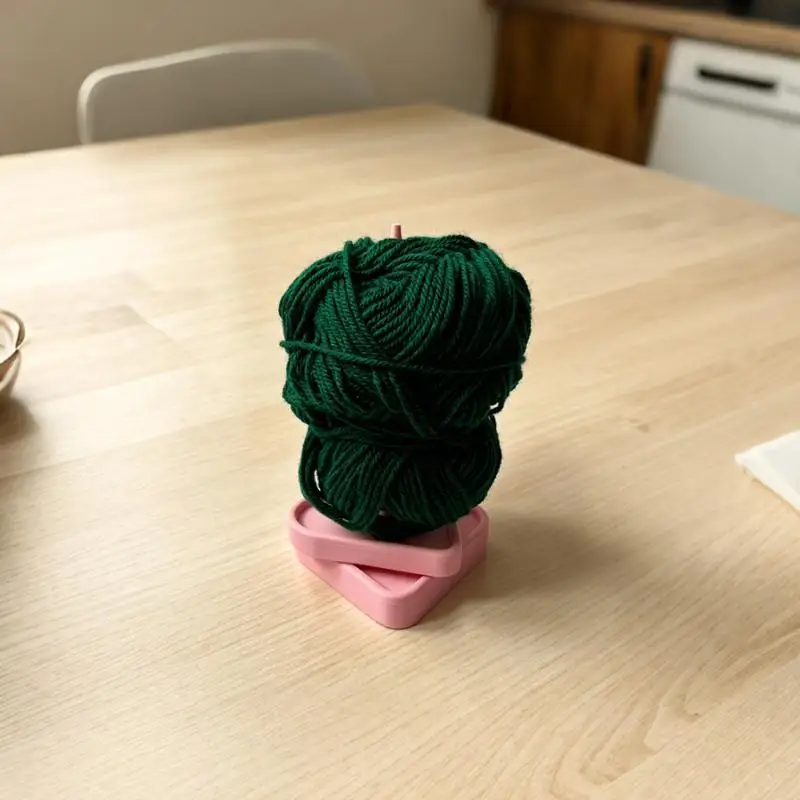 3D-gedruckter Garnständer aus Kunststoff, Strick- und Häkelwerkzeug für Anfänger, Garnwickler für Nähgarn und Wollknäuel – Detail 3