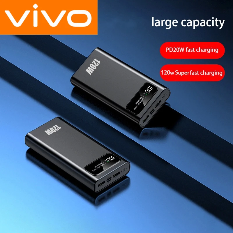 VIVO 200000mAh 120W Powerbank قدرة عالية سوبر شحن سريع بطارية خارجية محمولة LED شاشة ديجيتال آيفون سامسونج #6