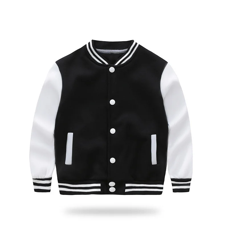 2024 Children\'s Coat Spring Autumn New Boys Girls Autumn Baseball Uniform Academy Cardigan Jacket Kids Print New Clothes