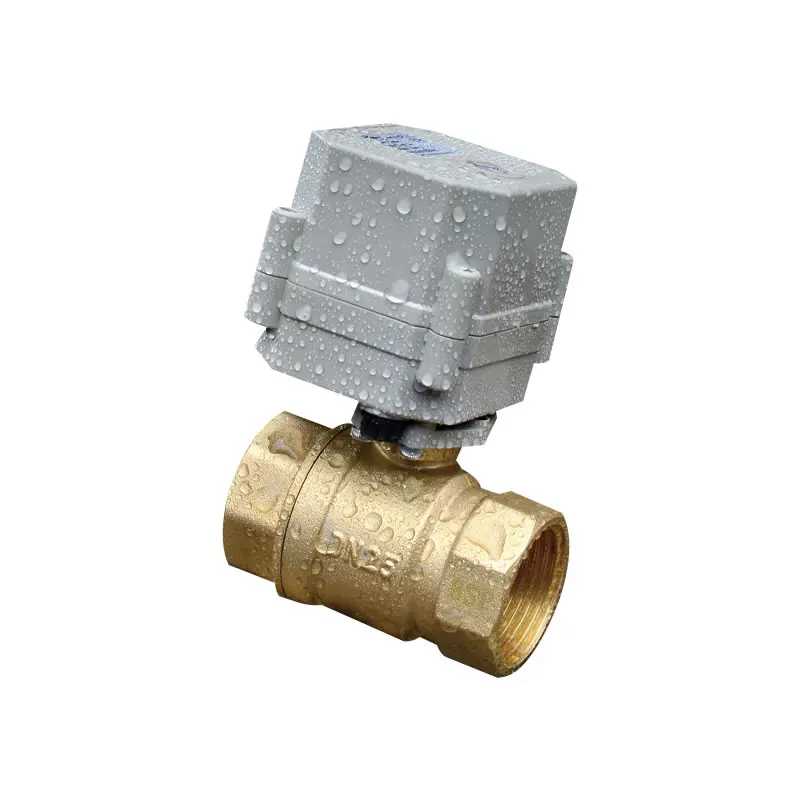 Proportional valve 4-20ma 0-10v 0-5v DN25 1 inch brass regulating valve