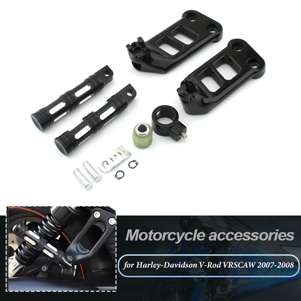 Motorcycle After Passenger Pedal FootrestBracket Accessory For Harley-Davidson Night Rod Special VRSCDX Anniversary 2007-2012