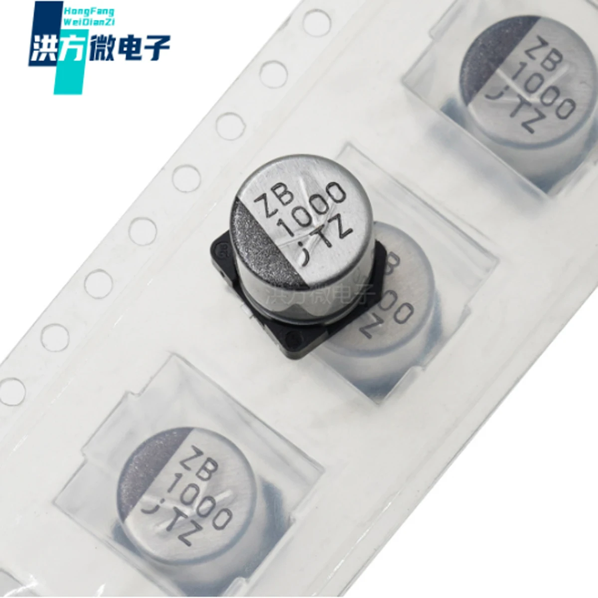 

20PCS original surface mount aluminum electrolytic capacitors 6.3V ± 20% 600mA@100kHz 1000uF SMD,D8xL10.5mm 6.3TZV1000M8X10.5