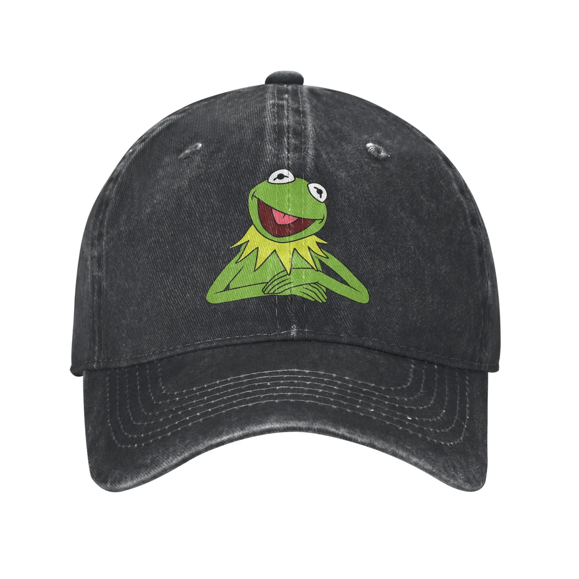 Kermits the Frog Trucker Hat Outfits For Men Women Baseball Caps  Vintage Wear Snapback Caps Adjustable