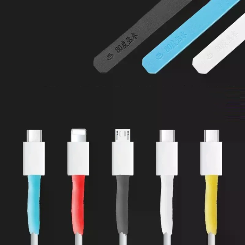 

3pc Multi-purpose Moldable Glue Universal Softening Repair Stick Data Cable Repair Artifact Diy Plastic Hot Melt Rubber