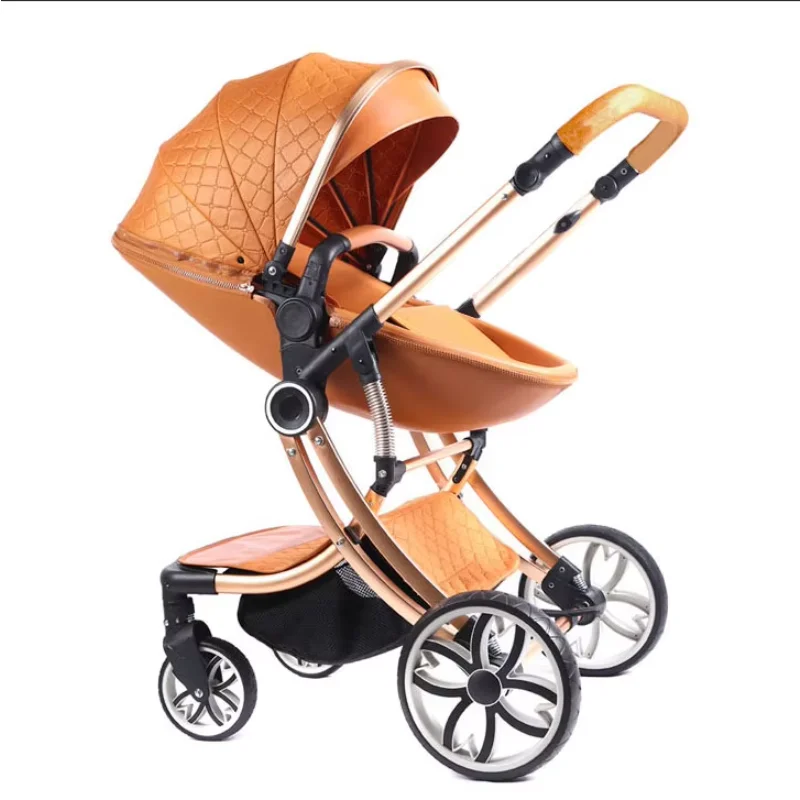 

The New Listing One Hand Stroller Portable Travel Stroller Baby Foldable Walker Carrier Pram Absorbing Wheel Baby Push Cart