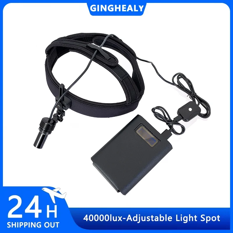 

Налобные светодиодные фонари Burite 5W LED ENT, регулируемый прожектор для лабораторий, 12-часовой срок службы батареи, встроенный источник питания, яркий свет.