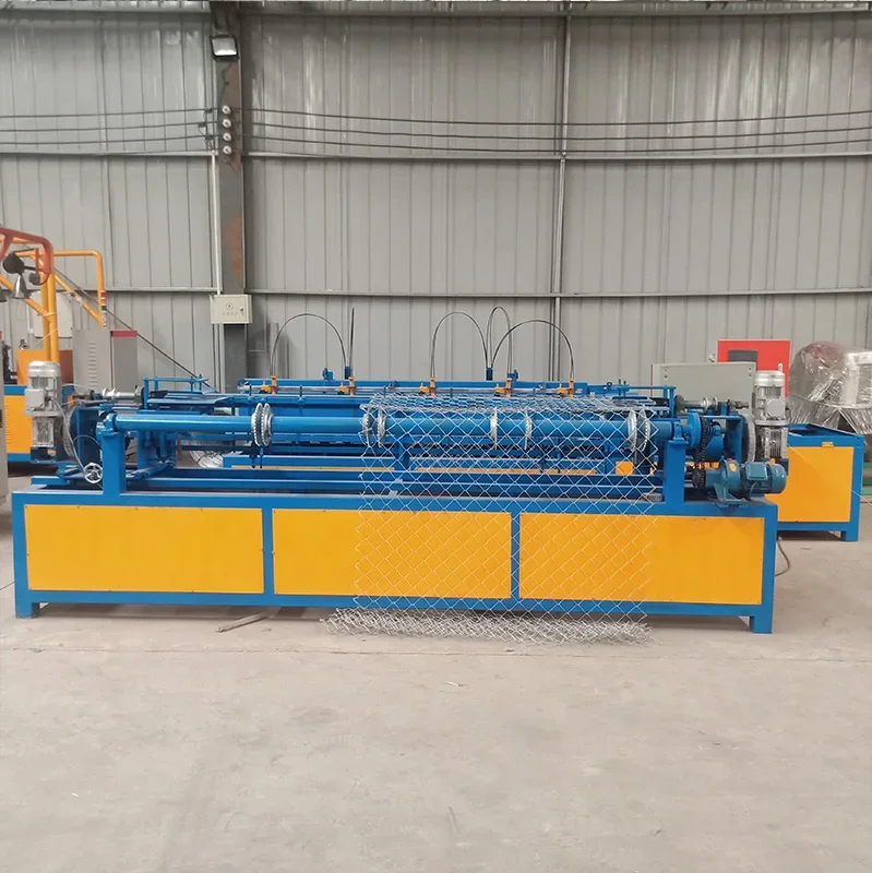 Factory Automatic Single Wire Full Automatically Chain Link Fence Machine