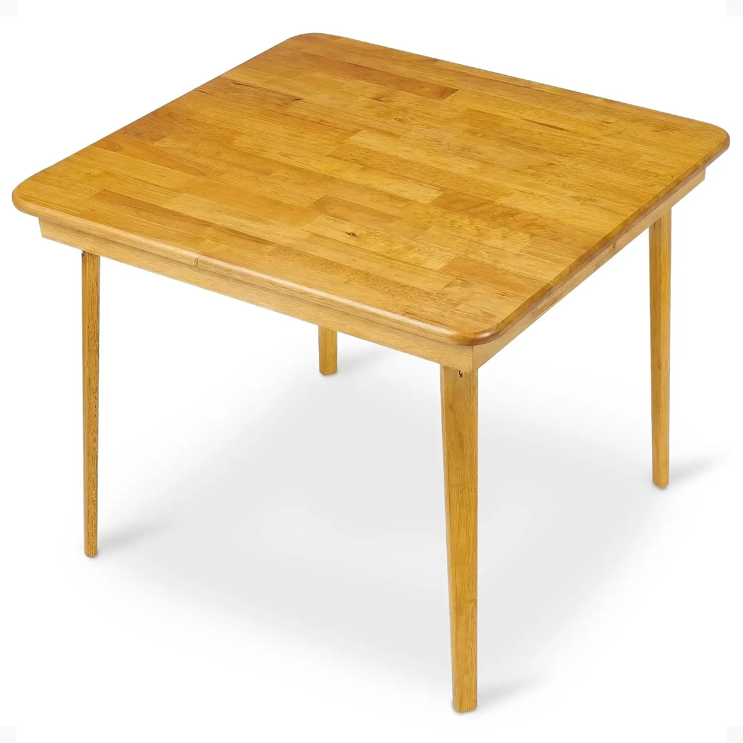 Stakmore Classic Straight Edge Square Wood Folding Card Table, 32
