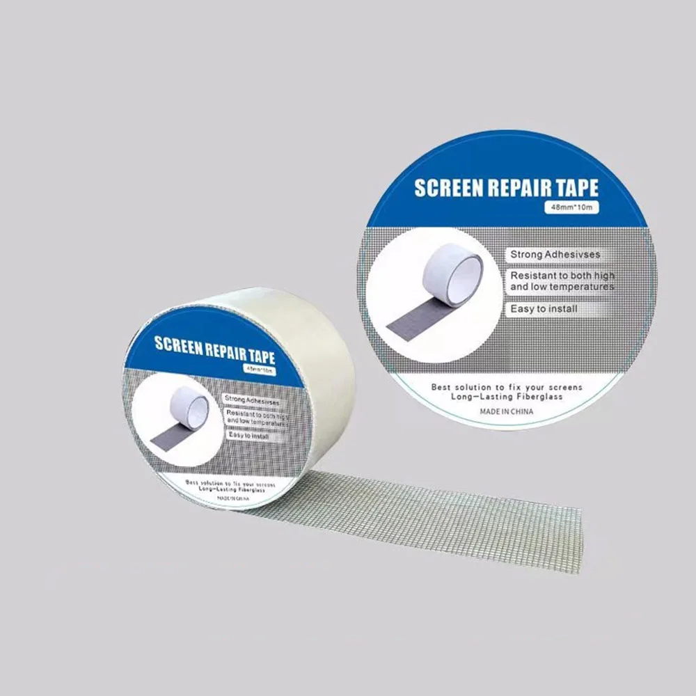 Self Adhesive Window Mosquito Net Repair Tape Window Screen Repair Patch Strong Anti-Insect Fly Mesh Broken Holes Repair Tools