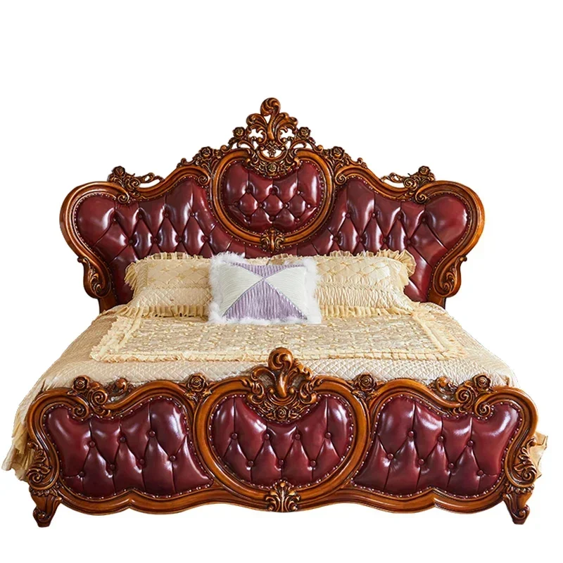 Luxury Modern Bed Wooden Full Girls Floating Design Sun Space Saving Queen Double Sleeping Bed Princess Cama Salon Furniture