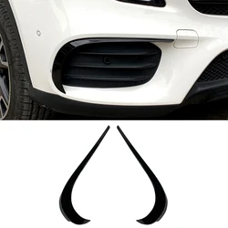 For Mercedes-Benz GLA-Class 220 250 X156 AMG 2017-2019 Front Bumper Splitter Fog Lamp Grill Spoiler Cover Air Vent Wind Knife