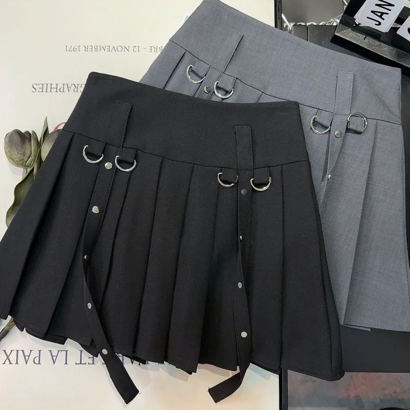 

Sexy Women Pleated Skirts High Waist Vintage All-Match Harajuku Fashion Preppy Style Pleated Skirt Spring Autumn New