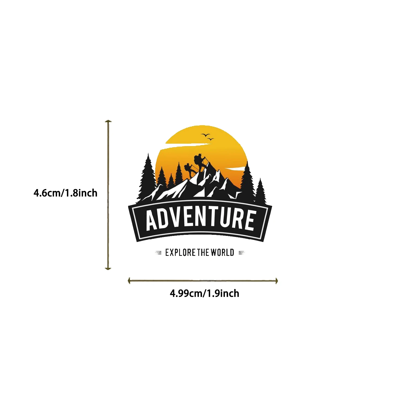 50/100pcs อุทยานแห่งชาติสติกเกอร์ Doodle สติกเกอร์กันน้ํารถแล็ปท็อปกระเป๋าเดินทางสําหรับผู้ที่ชื่นชอบกลางแจ้ง & คนรักการผจญภัย