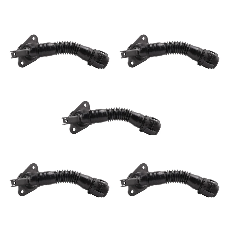 5X 11127584128 Air Exhaust Hose For -BMW X3 F25 X4 F26 X5 E70 X6 E71 F12 F13 Crankcase Ventilation Hose