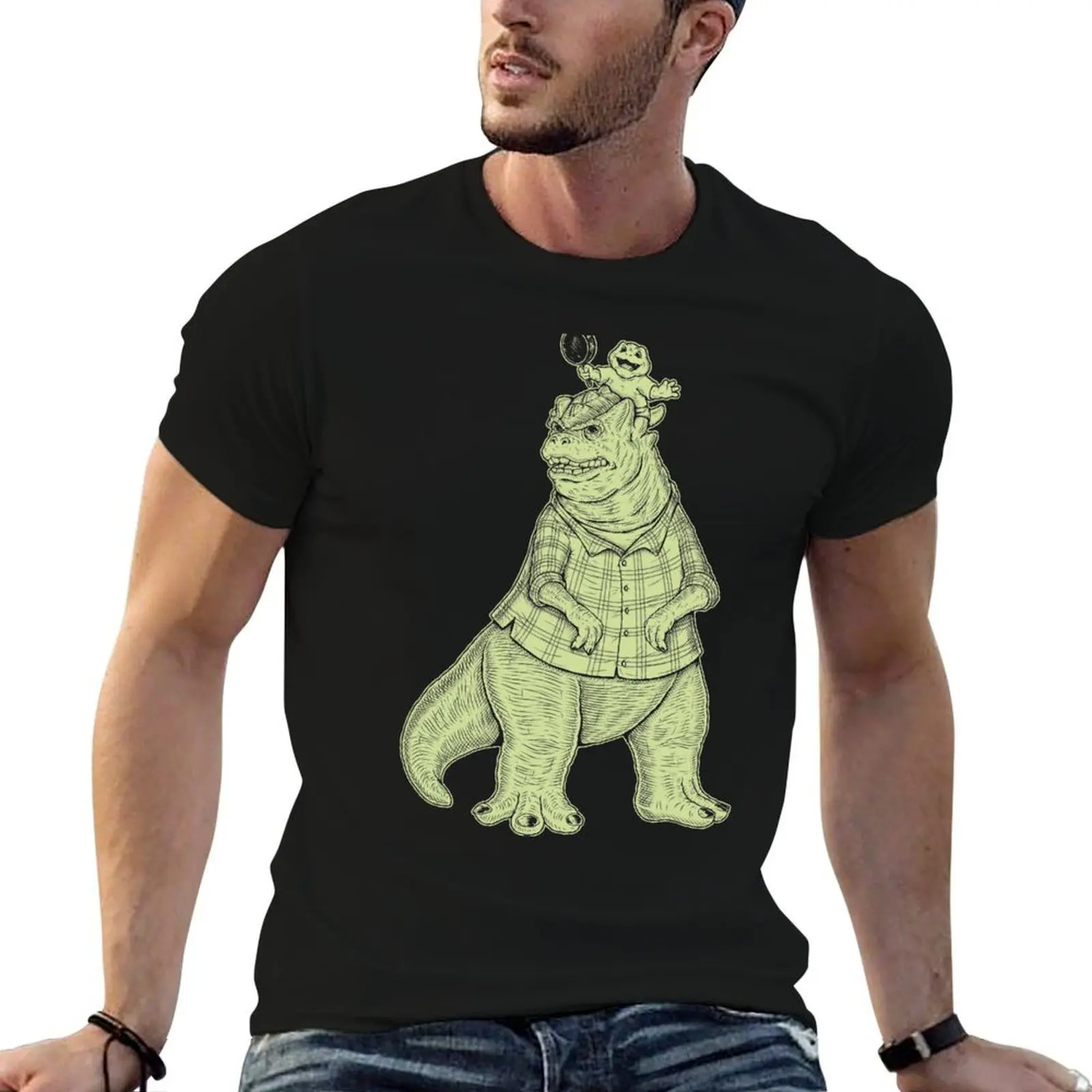 

NOT THE MAMA - GREEN T-Shirt anime t shirts oversize man t shirt graphic man t shirt cotton T-shirt