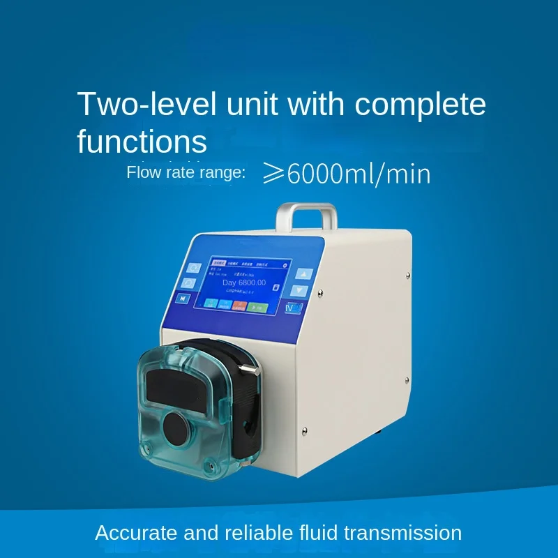 6L/min large flow intelligent peristaltic pump industrial self suction pump small filling and packaging pump
