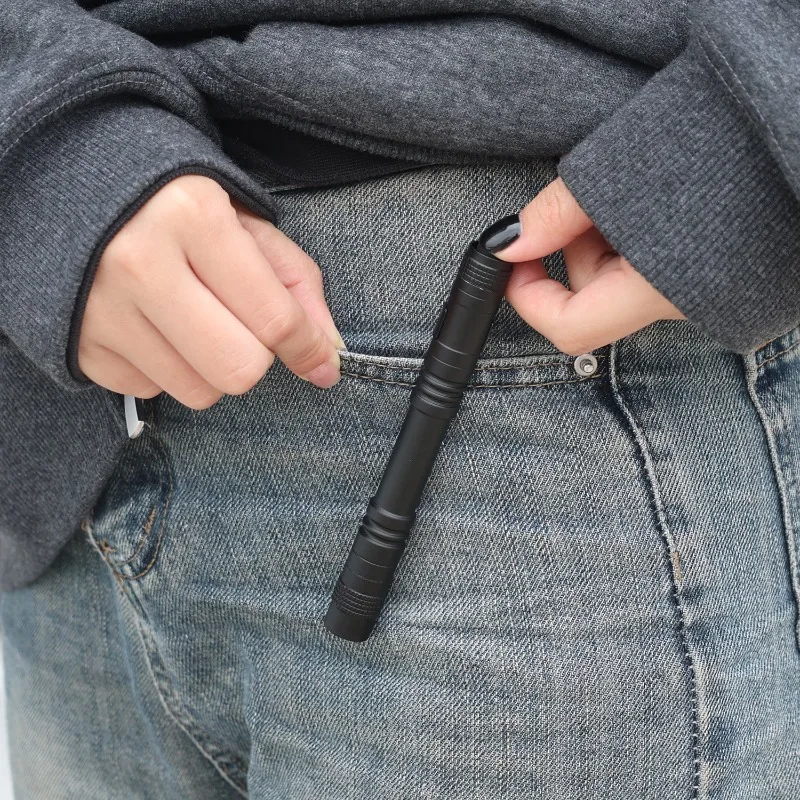 المحمولة الضوء الأحمر مصباح يدوي التخييم المشي لمسافات طويلة الضوء الأحمر Penlight كاشف مصباح الشعلة مراقبة نجمة الصيد النحل الصيد مصباح يدوي #4