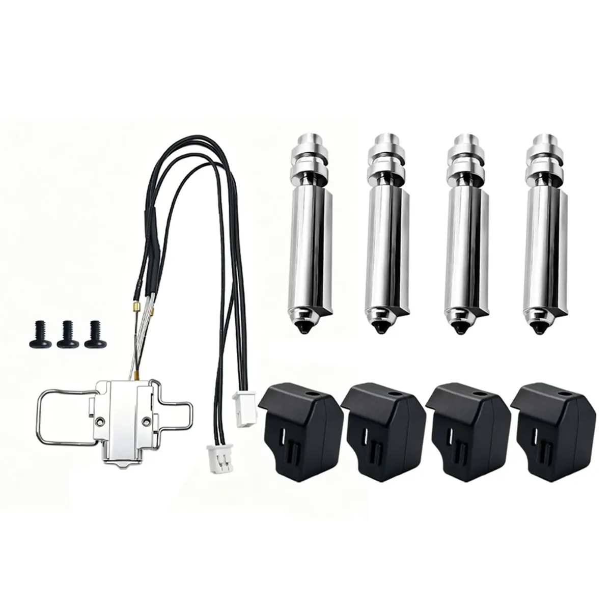 A85P For Anycubic Kobra 4 Kobra X Nozzle Hotend Heating Assembly Quick-Detachable Extruder Hardened Steel Print Head