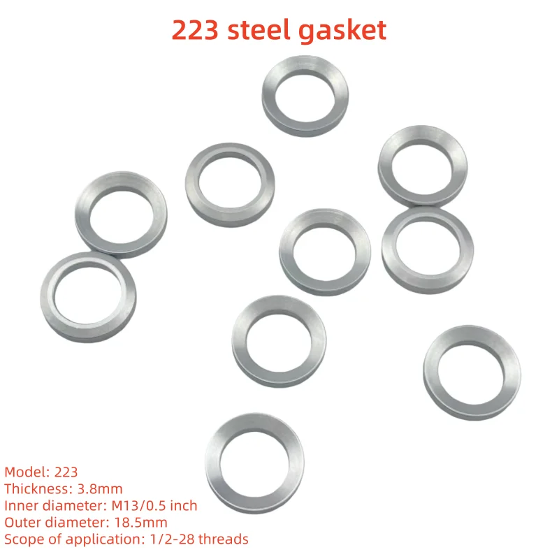 

10pcs steel washers, 223/308 fastening washers, suitable for threads 1/2-28, 5/8-24