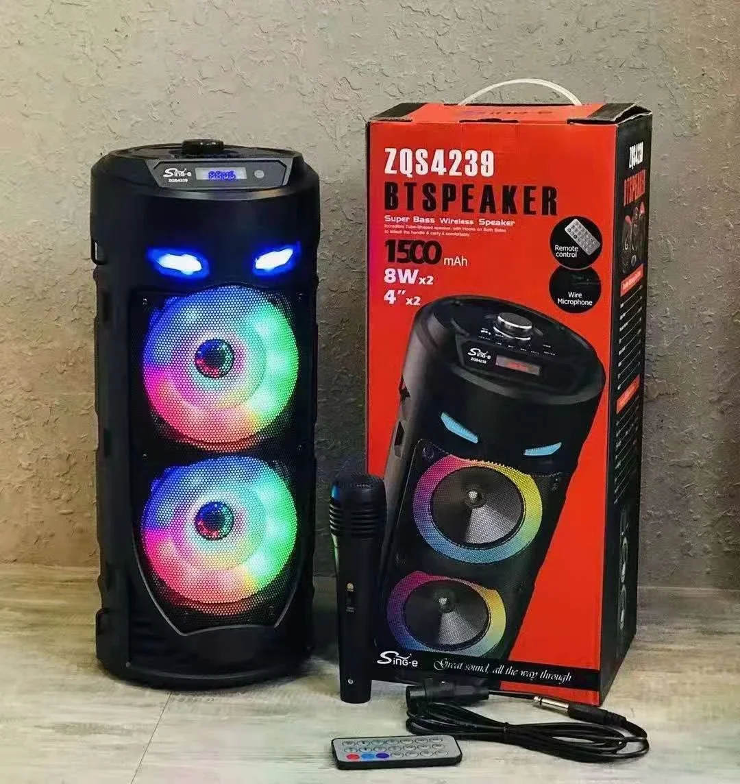 ZQS4239 diskon besar 8 inci gigi biru termurah Audio portabel Speaker Studio gigi biru untuk dijual