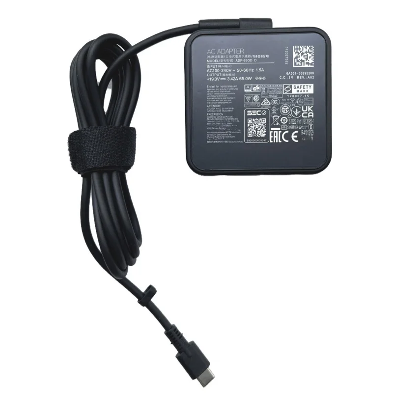 LL 65W USB Type-C AC Adapter Charger For MSI Prestige 13 AI Evo A1MG-029US laptop