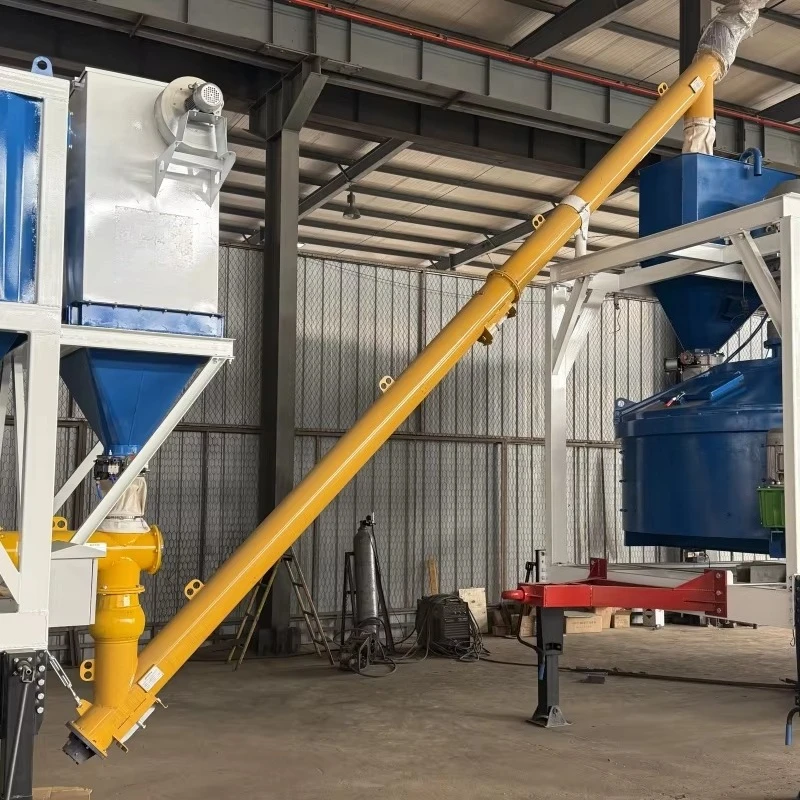 Line Automatic Inclined Screw Feeder 220V/380V/415V/660V 1.5kW 1000x800x1000mm 100kg for Food Dry Powder Screw Conveyor