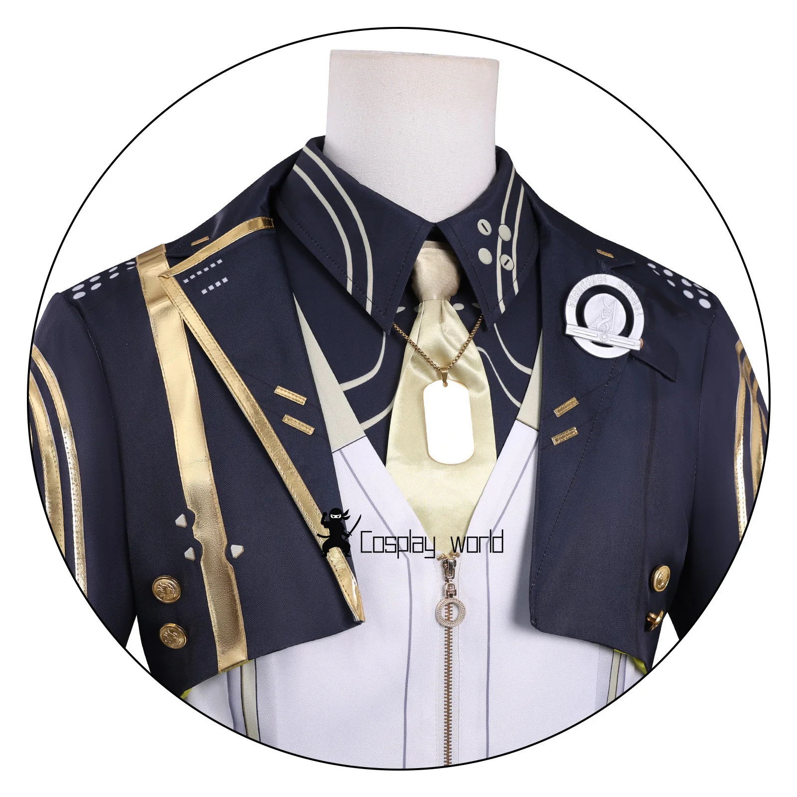 

Game Wuthering Waves Rover‌ ‌Cosplay Costume Perpetual Spark Uniform New Skin Outfit Necklace Halloween Carnival Party Clothes