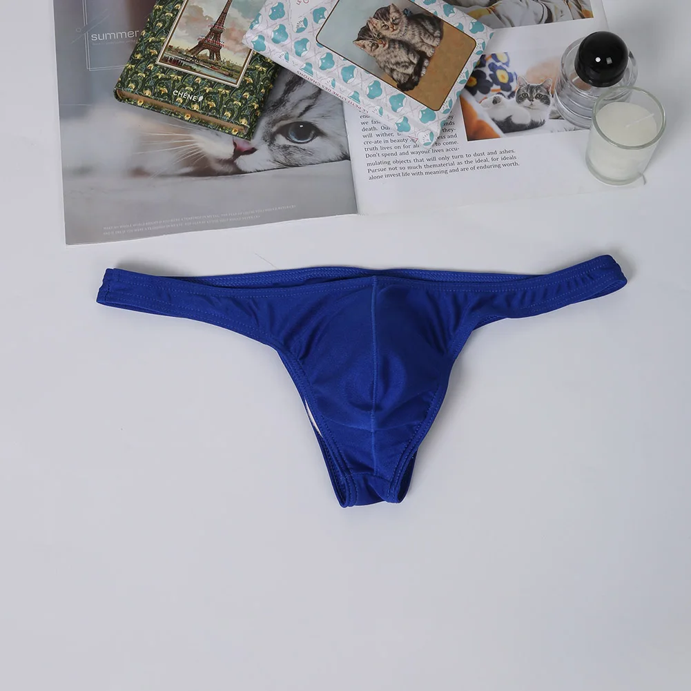 Mens Thong Couple Life Underwear Gay Sissy Pouch T-back Elastic Thongs Underpants Tanga Bikini Extreme Men's Panties Breathable