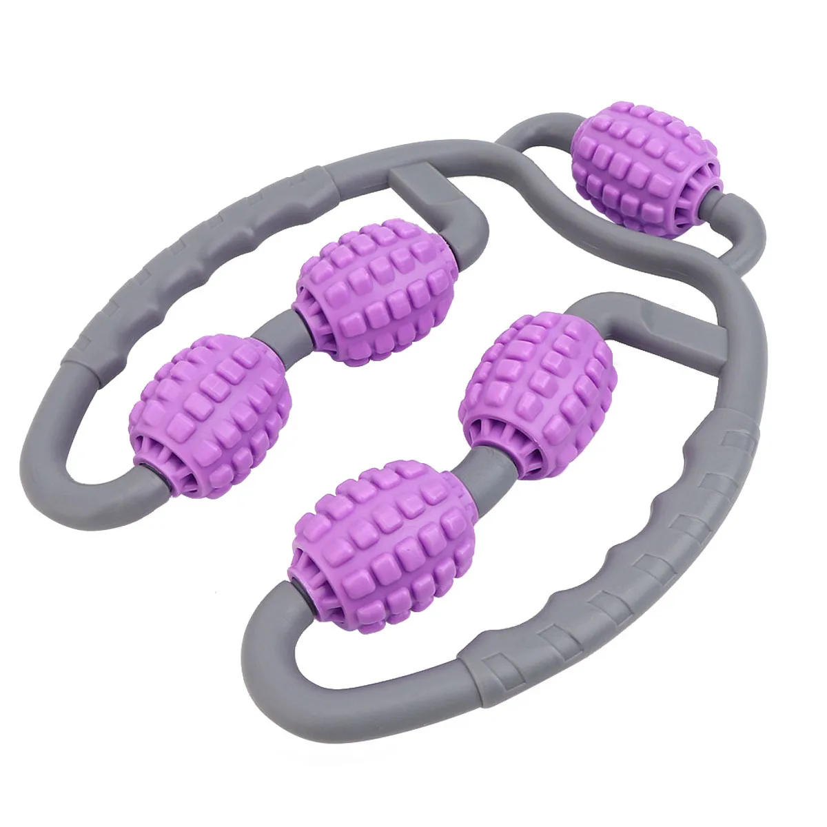 

Ролик для расслабления мышц ног фиолетовый эргономичный ° Массаж ног, плеч, шеи, рук, похудение, фитнес-терапия