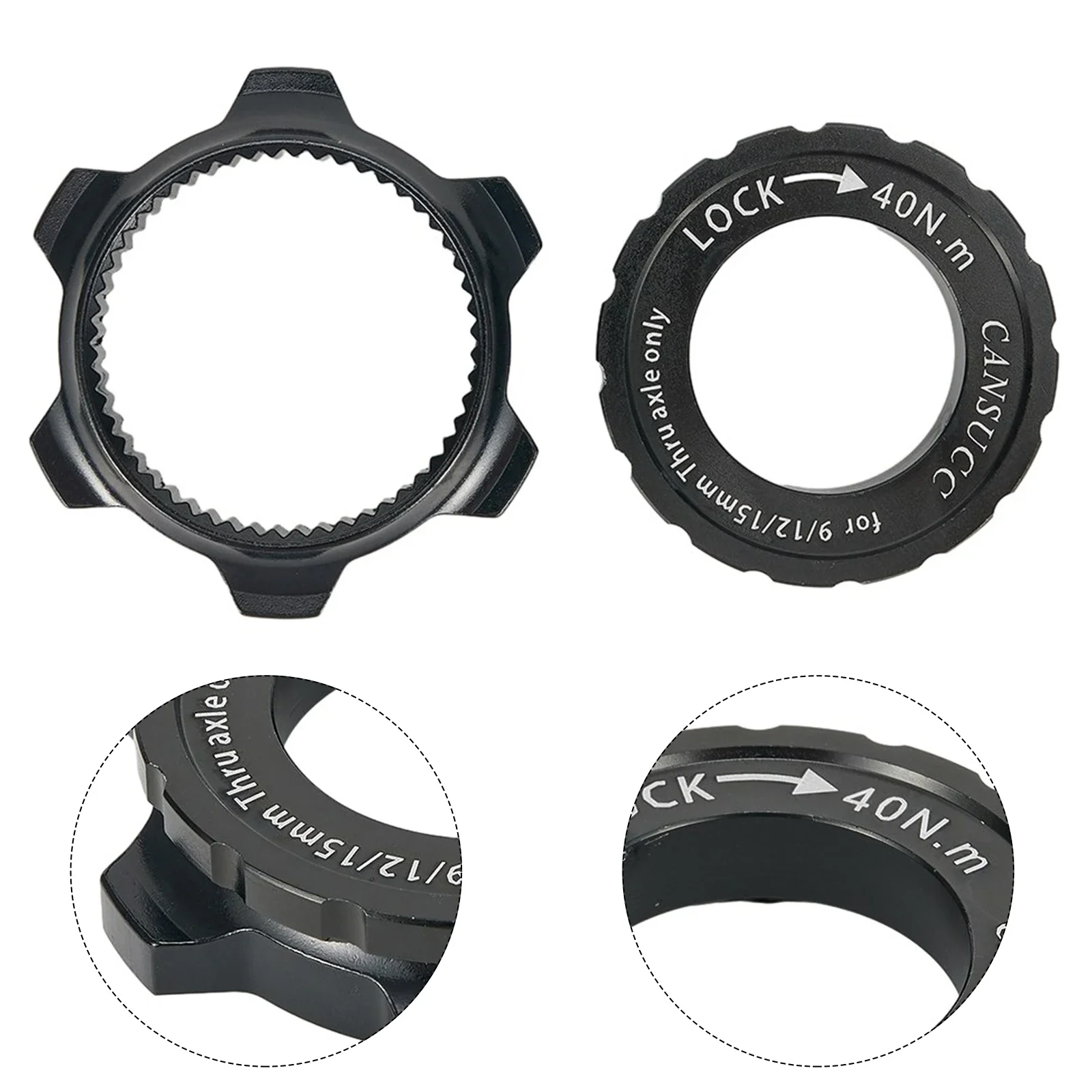 

Centre Lock Disc Adapter Disc Brake Rotor Disc To Six-pin Bicycles Center Lock Bike Hub CNC Technology To 6-Bolt Aluminum Alloy