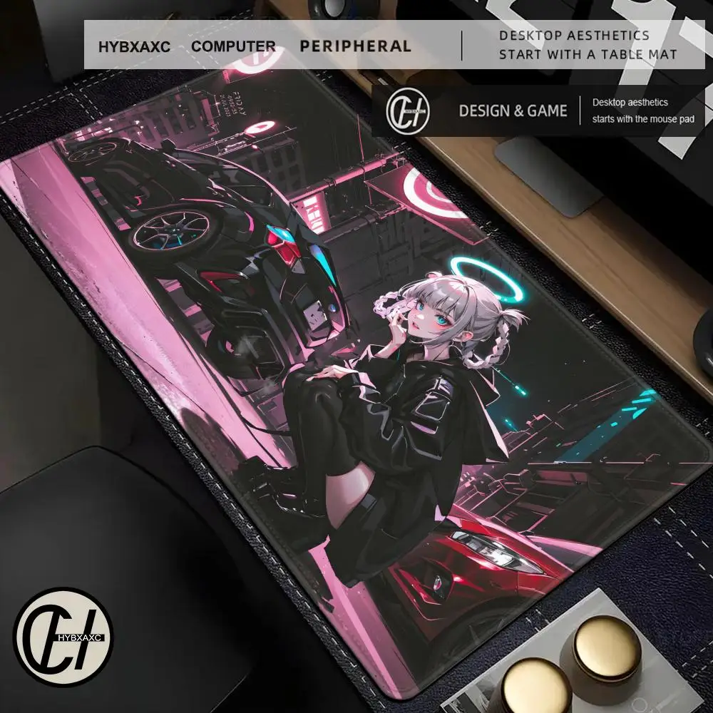 

Cyberpunk sports car beauty Beautiful Cyberpunk style patternsOffice Computer Desk Mat Table Keyboard Big Mouse Pad Laptop