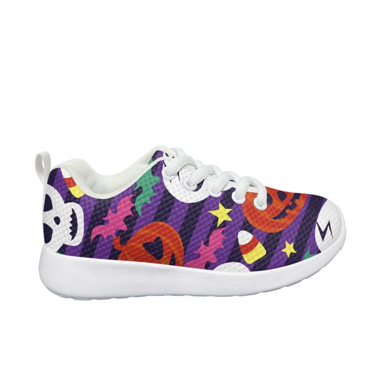 Kürbis Fledermaus Geist Druck Kinder Turnschuhe Zapatillas Informales Stricken Fitness studio schmutz abweisend Halloween Geschenke für Kinderschuhe