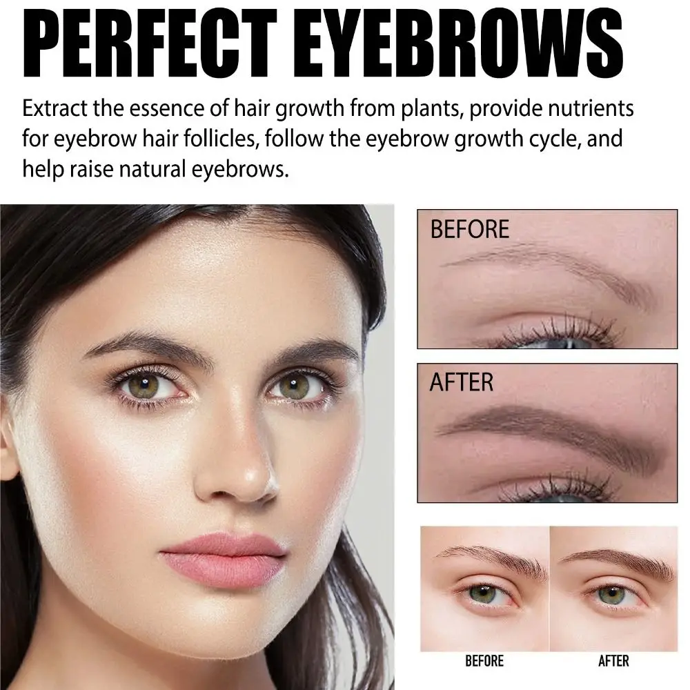 Usma หญ้า Eyebrow Growth Liquid 10ml Nourishing Cilia Growth Nourishing Liquid Extract Essence Eyelash Growth Liquid