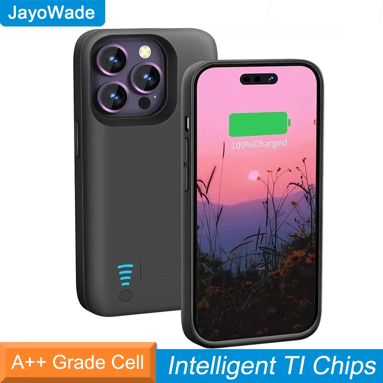 

Портативный смарт-зарядный чехол емкостью 10000 мАч для IPhone 14 Pro Max 14 Plus Power Bank, перезаряжаемый чехол для зарядного устройства для IPhone 14
