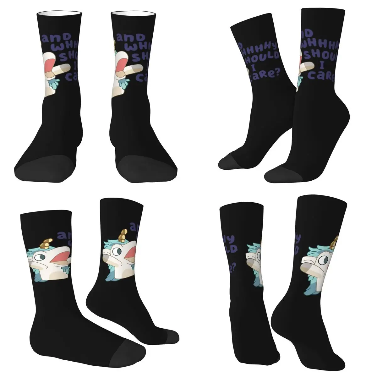 

Unicorse 1 Socks Harajuku High Quality Stockings All Season Long Socks Accessories for Unisex Birthday Present