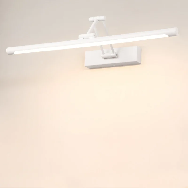 Luz LED ajustable de arriba abajo para baño, lámpara de pared de espejo de imagen de galería para Hotel, casa y restaurante