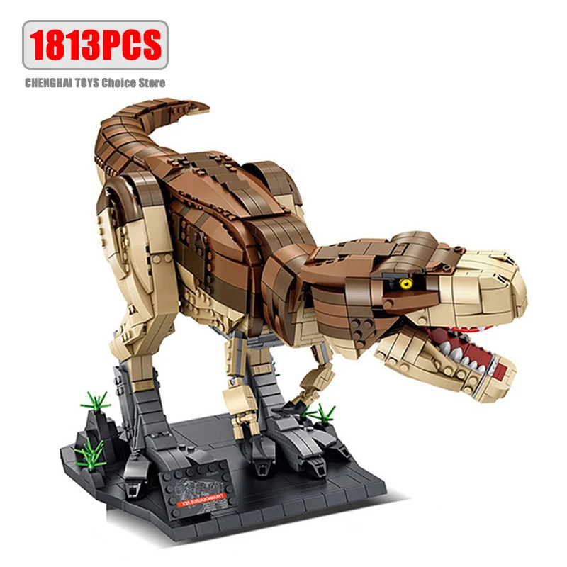 Jurassic Park Dinosaur World Bouwstenen Tyrannosaurus Rex Bricks Sets Brachiosaurus Jongen Speelgoed Kinderen Kerstcadeaus